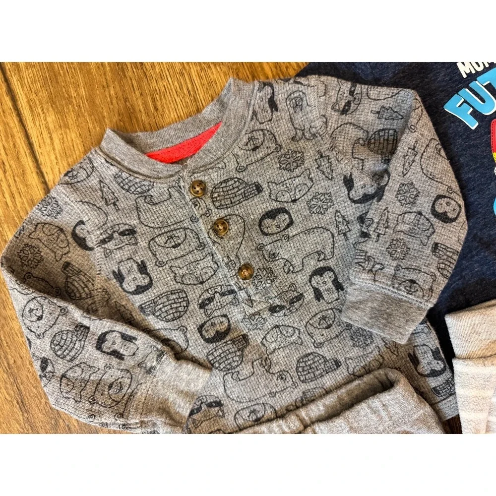 Baby‎ Boy 3/6 Months Outfits Clothes Lot Long Sleeved Shirts Jeans Pants Mommy